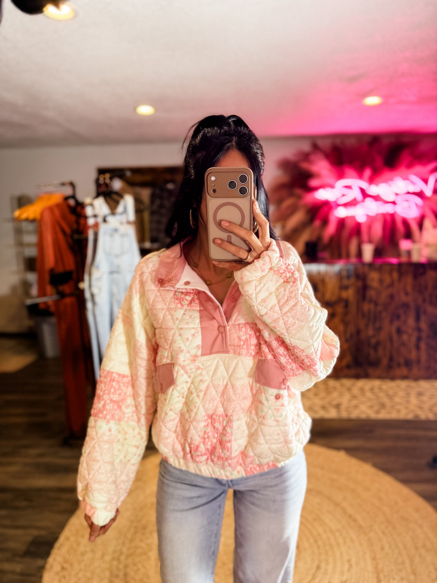 Quilted Sweater