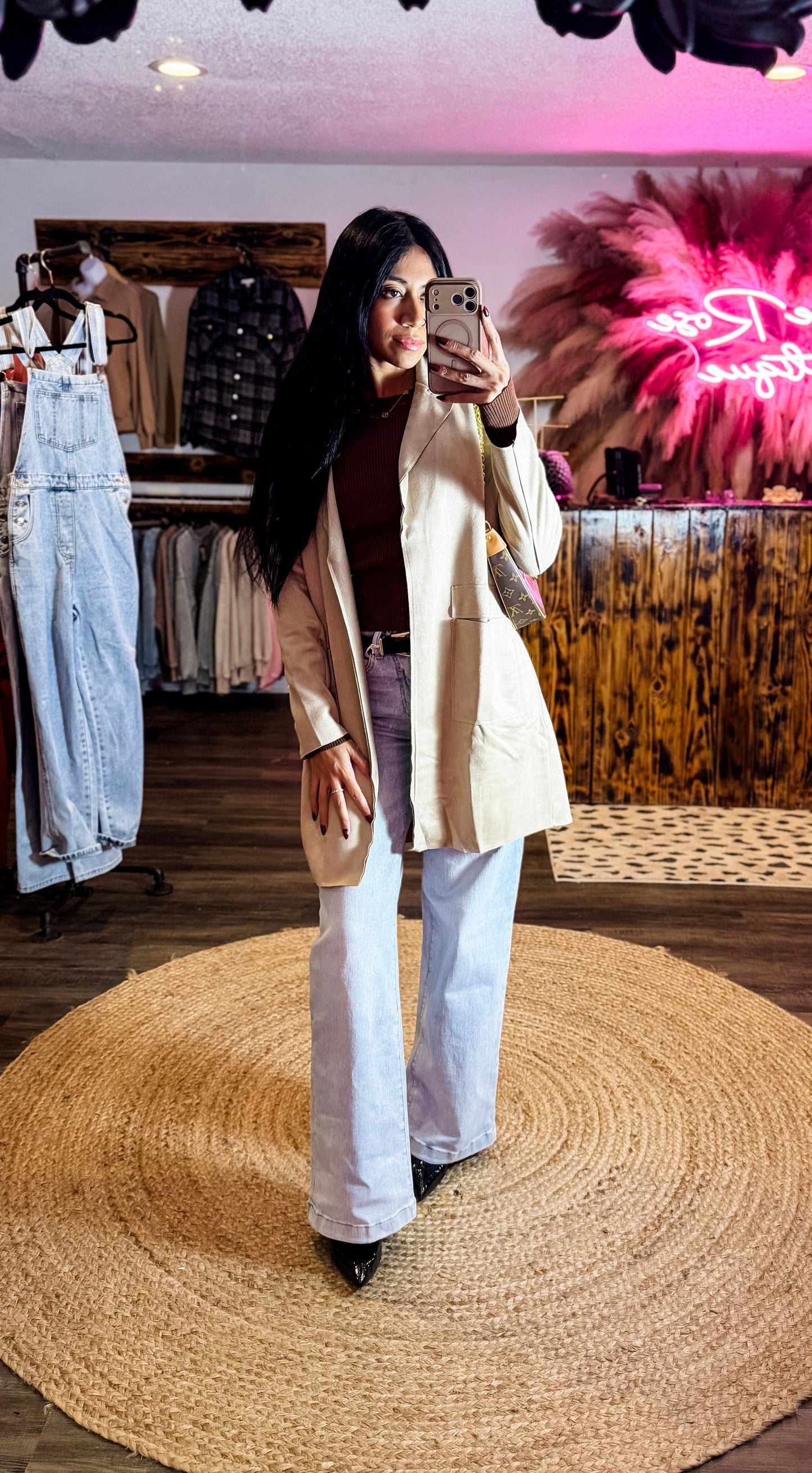 Suede Blazer