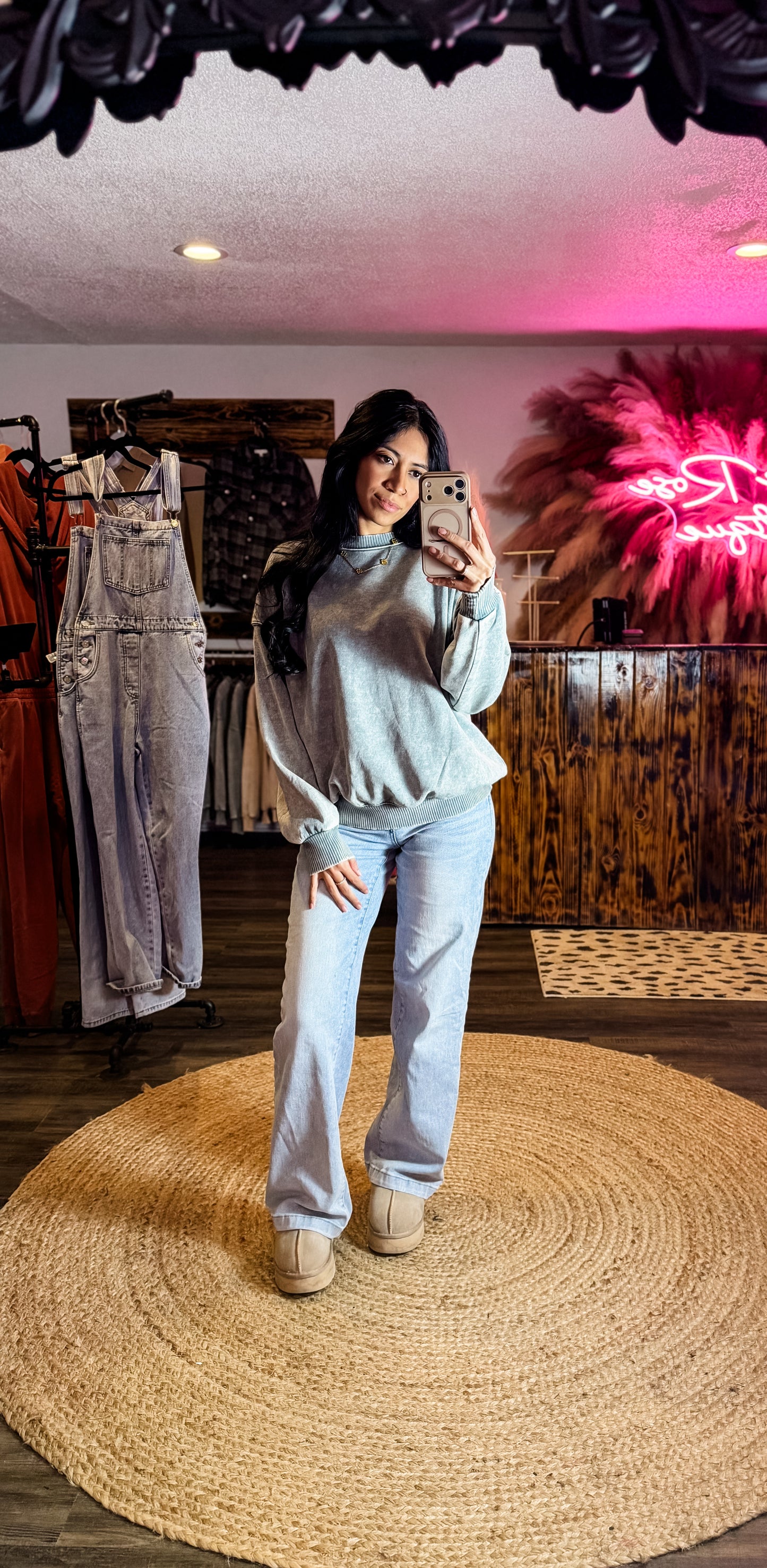 Mineral Wash Crewneck