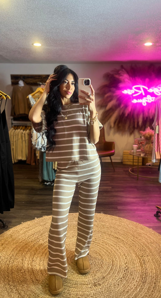 Casual Stripped Pants