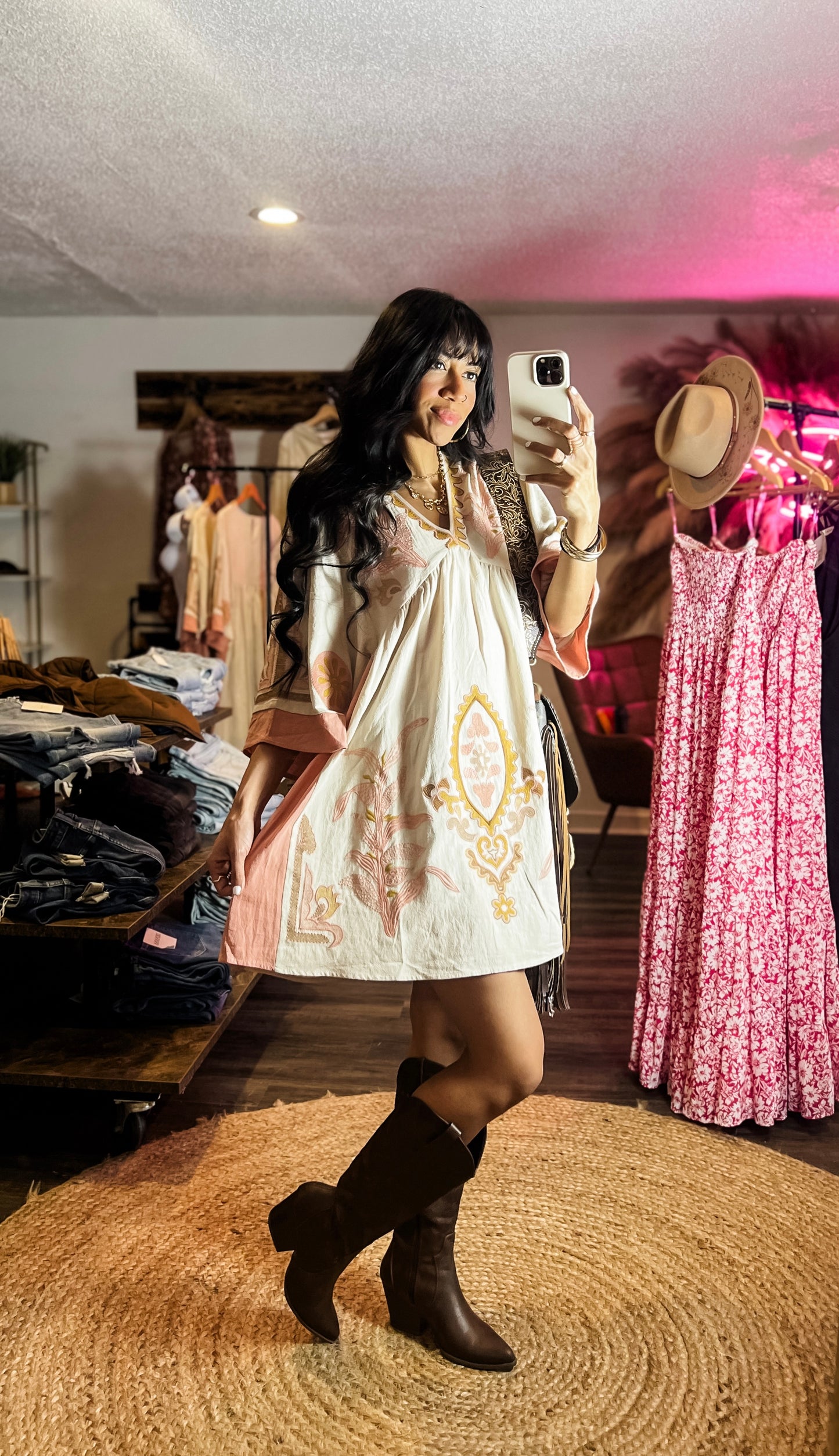 Boho Babydoll Dress