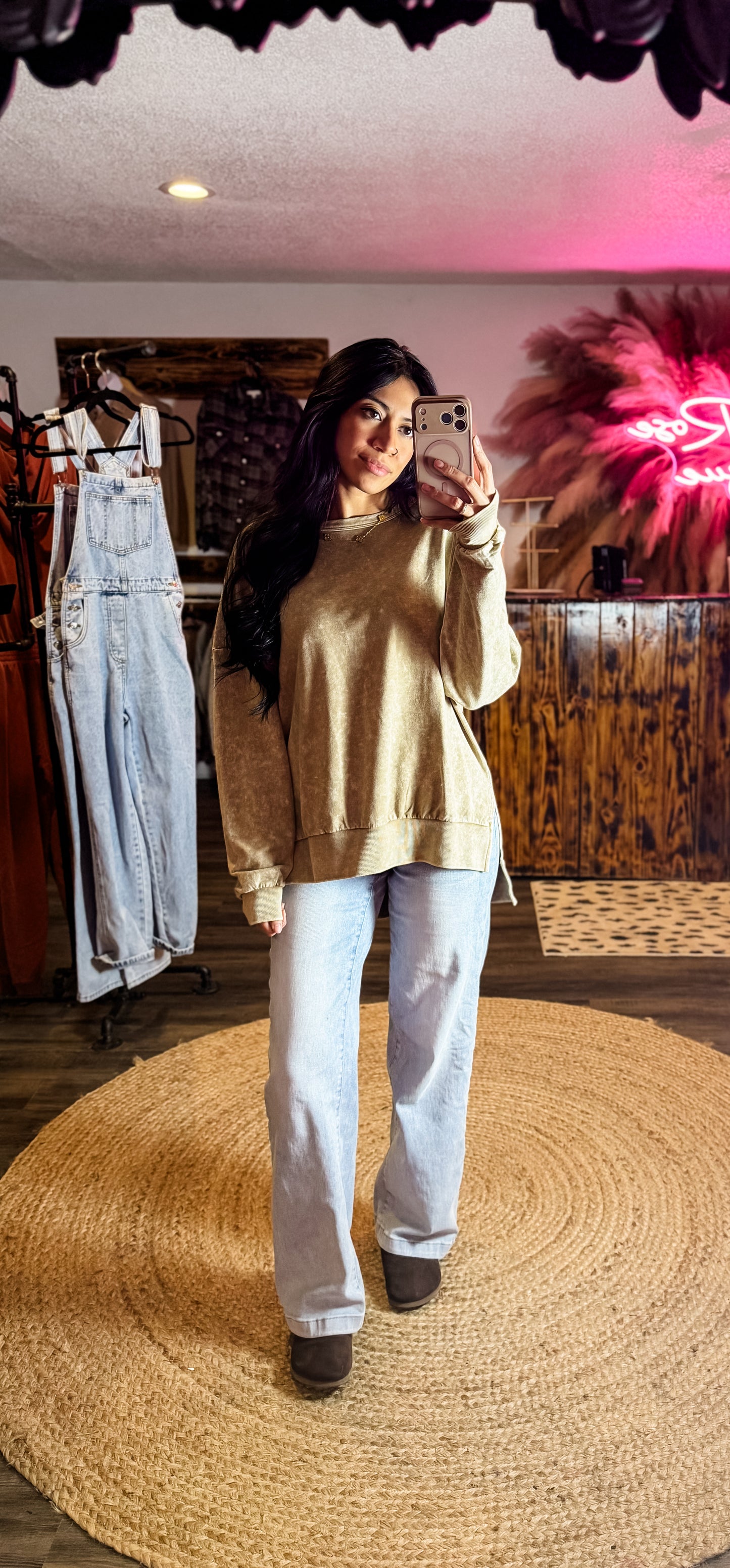 Mineral Wash Pullover