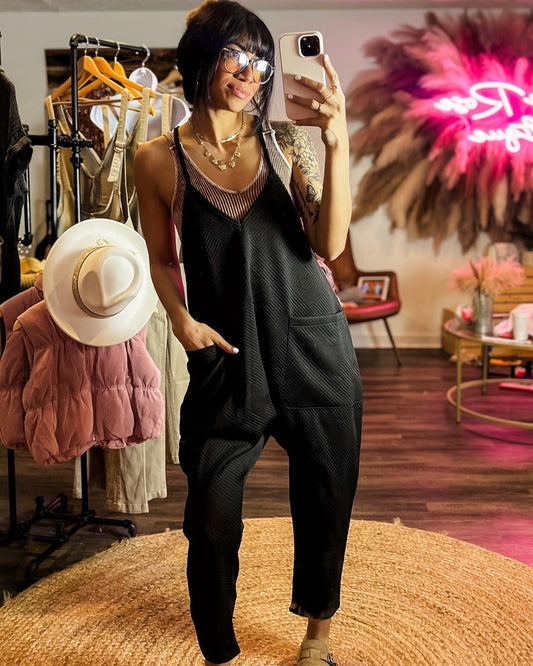 Baggy Knit Jumpsuit