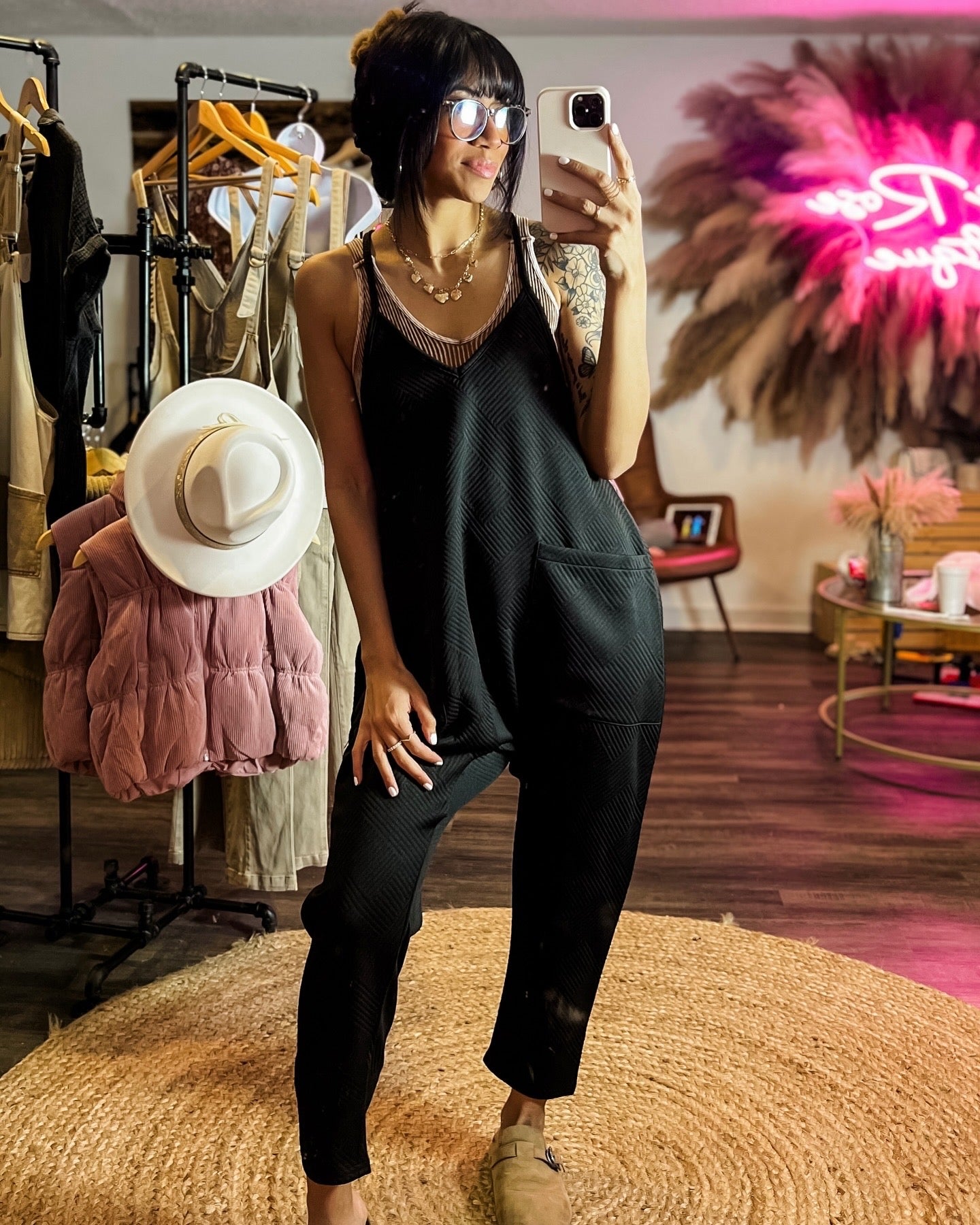 Baggy Knit Jumpsuit